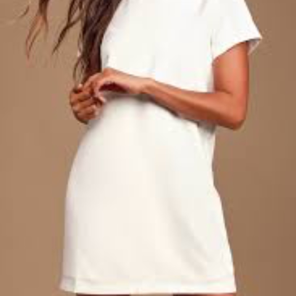 Lulus White Shift Dress